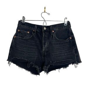 Levi’s 501 Black Denim Shorts